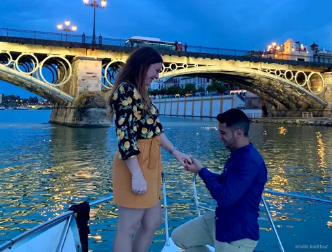 Seville Romantic Boat Ride private boat for two on the Guadalquivir